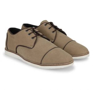 Provogue Stylish Corporate Casuals Beige Shoes