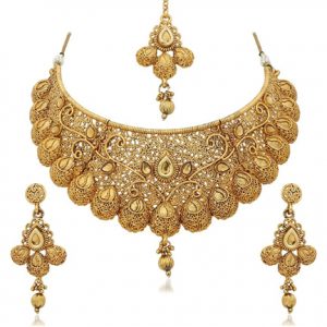 Reeva Gold Plated Necklace Sets For women