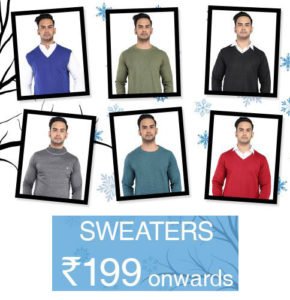 Get Sweaters @ Rs.199 Free shipping