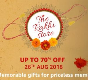 Get Upto 70 Off on Indias largest Rakhi Store Amazon
