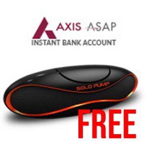 Free Bluetooth speaker on KYC completion of Axis account