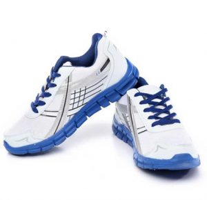 White and Blue SM-200 Running Shoes For Men lowest online