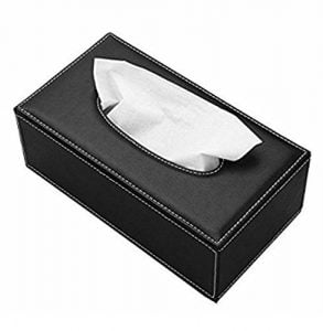 Best Leather Finish Tissue Holder Box with Free Tissues