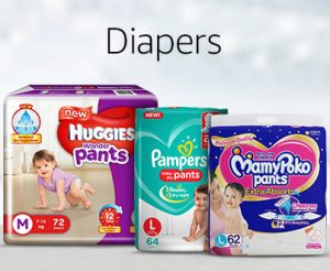 Upto 50% Discount on Baby Diapers with Extra Discount