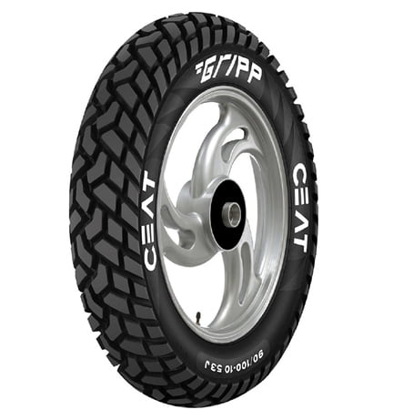Ceat Gripp 90 100 Tube Vehicle Rear Tyre with Home Delivery