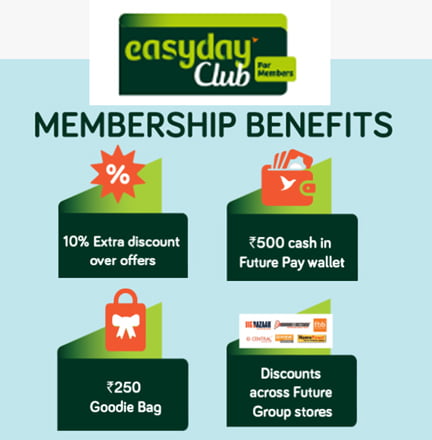 Join EasyDay Membership and Availe Benefits