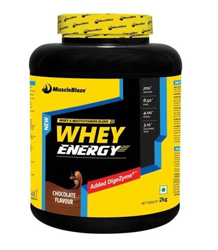 MuscleBlaze Whey Energy with DigeZyme Protein