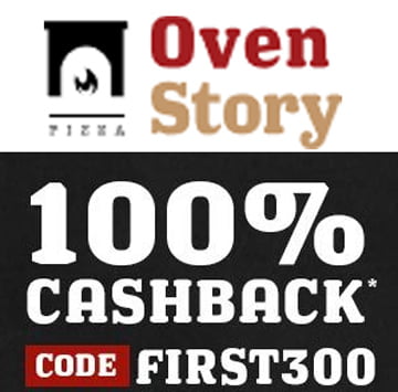 100% Cashback Rs. 300 on Pizza & More at OvenStory
