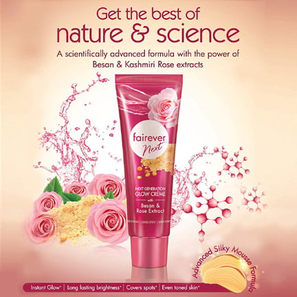 Fairever Next Glow Cream, 15g in Rs. 1 only