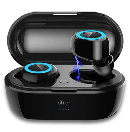 PTron Bassbuds Bluetooth 5.0 Wireless True Earphone