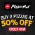 Buy 1 Get 1 Free Pizza at Pizza Hut