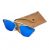 Silver Kartz Blue Unisex Aviator Sunglasses